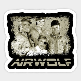 The Sound of Blades Airwolfs T-Shirt Sticker